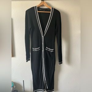 WHBM Black Duster size M